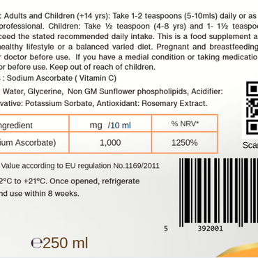 Liposomal Vitamin C Single 250ml