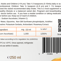Liposomal Vitamin C  Single 250ml