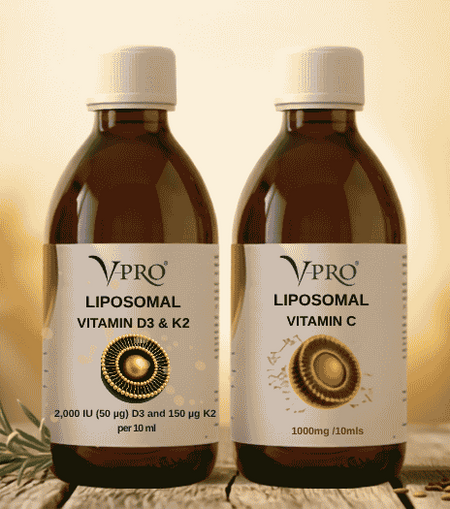 Liposomal Mixed Pack Vitamin C & Vitamin D3:  2 x 250ml